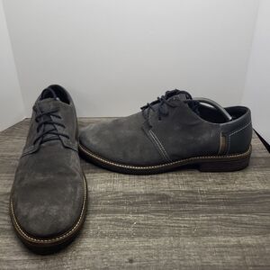 Naot Chief Grey Leather Lace Up Slip Resistant Derby Shoes Mens 45 US 12 Casual